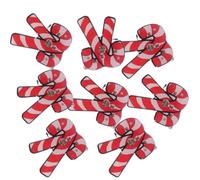 GALPADA 25 Broches Navideños Luminosos LED de Plástico Purpurina, Diseño Único y Brillante para Fiesta de Navidad, Botón Integrado para Iluminar