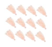 GALPADA 25 Piezas Mops de Cría para Peces Beige Césped Flotante para Acuarios Refugio Natural para Desove y Protección de Alevines Decoración Funcional para Multiespecie