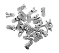 GALPADA 25piezas Pinzas De Metálicas Retenedor De Gorra Para Manualidades Accesorios De Hierro Duradero