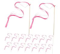 GALPADA 25piezas Varitas de Hadas Decorativas para Bodas y Fiestas con Serpentinas de Encaje para Eventos de Cumpleaños y Celebraciones Navideñas Accesorios para Fotos y Recuerdos