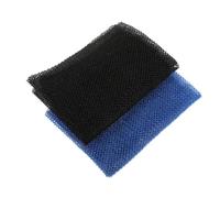 GALPADA 2piezas Baño Exfoliante Azul y Negro para Ducha Africana para Limpieza de Cuerpo y Espalda Esponja Exfoliante Corporal