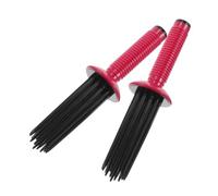 GALPADA 2piezas Cepillo Rizador Esponjoso Rizador Antideslizante de Burbujas Peine para Secado Secador para Peinar el Cabello y Crear Rizos Suaves