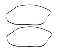 GALPADA 2piezas Cinturón para Tocadiscos de Vinilo Correas Planas de Repuesto Correa de Goma para Fonógrafo Accesorio de Repuesto para Máquina de Cinta de Goma para Proyectos de Restauraci