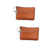 GALPADA 2piezas De Multifuncional para Mujer Monedero De PU y para Claves y Color Marrón