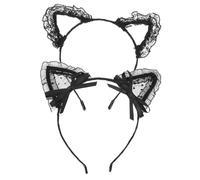GALPADA 2piezas Diadema de Encaje Exquisita para Mujer de Catwalk Decoración Llamativa Cabello para Fiestas y Fotos