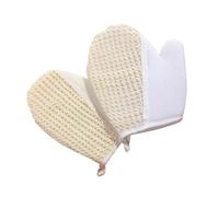 GALPADA 2piezas Guantes de Baño Exfoliantes de Sisal para Adultos Impermeables para Ducha Spa y Exfoliación Corporal Gel de Baño Guantes de Spa