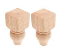 GALPADA 2piezas Patas De Mesa De Madera Hechas Mano Reemplazo De Patas De Mesa para Muebles De Repuesto para Escritorio Centro De Armario para Sofás Sillas y Otomanas