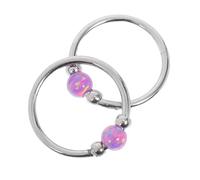 GALPADA 2piezas Pendientes De Aleación De Titanio para Cartílago De Oreja Joyería Hipoalergénica para Piercings De Nariz Aros De Titanio para Hombres y Mujeres