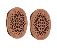 GALPADA 2piezas Tapas De Boca Acústica De Madera Para Guitarra De Reducen El Retroalimentación Para Tocando