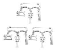 GALPADA 3 Broches De Adorno Para Máquina De Coser Modernos Y Cómodos Ideales Para Diseñadores De Ropa Para Uso Diario Y Ocasiones Especiales.