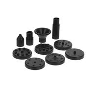GALPADA 3 juegos Kit Boquillas para Fuente Flotante con Bomba Solar para Jardín Estanques Pequeños y Baños de Pájaros Repuestos de Plástico Resistentes para Fuente de Agua Exterior
