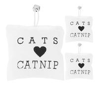 GALPADA 3 Juguetes para Gato Hierba Gatera, Material Saludable y Resistente a Arañazos, Relleno de Algodón PP y Poliéster, Tamaño 10x7cm, Adecuado para Juego Interactivo Varios Estilos