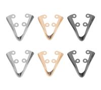 GALPADA 3 Pares De Protectores De Punta De Zapatos De Metal Punteras De Tacón Alto Cubierta De Punta De Tacón Puntas De Zapatos Tapa Para Protección De Zapatos Decoración De Reparación