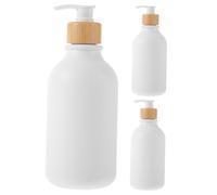 GALPADA 3 Pcs Botellas Dispensadoras Bomba 500ml Botella Dispensadora Bomba Antideslizante para Champú Gel y Loción Baño y Ducha