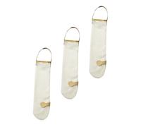 GALPADA 3 Piezas Bolsa Malla Reutilizable para Frutas y Verduras Diseño Transpirable Colgante para Ajo Cebolla y Patatas Compacta y Ligera Almacenamiento Ventilado para Color Aleatorio