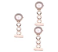 GALPADA 3 Piezas Reloj con Pasador de Enfermera Reloj de Bolsillo para es para de Bloque Enfermeras Fob es de señoras es Doctor Colgando