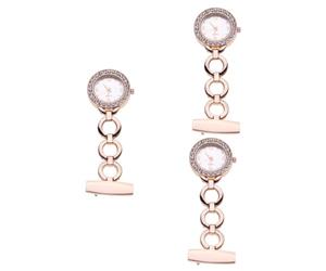 GALPADA 3 Piezas Reloj con Pasador de Enfermera Reloj de Bolsillo para es para de Bloque Enfermeras Fob es de señoras es Doctor Colgando