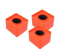 GALPADA 3 Piezas Soporte y Cuadrado Color Micrófono para Abs Naranja Resistente y Ligero para Televisión Conferencias Entrevistas para Uso Profesional