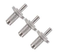 GALPADA 3 Piezas Tornillos Puente Guitarra Postes de Montaje Cromados para Guitarra Eléctrica Repuestos Compatibles con Sistemas de Trémolo Accesorios Duraderos para Mantenimiento Fácil