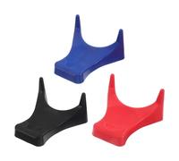 GALPADA 3 Soportes de Rugby para Patear Soporte Estable para Balones de Fútbol Americano Kit de 3 Piezas en Negro, Azul y Rojo Equipo de Entrenamiento Rugby para Práctica en Exteriores