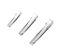 GALPADA 30 Pinzas Pelo de Acero Inoxidable Tipo Cocodrilo, Accesorio DIY para Lazos, Horquillas Plateadas, Ideales para Uso Diario y Regalos