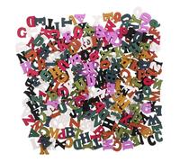 GALPADA 300 Piezas Letras de Madera para Manualidades Alfabeto Completo Letras de Madera sin Terminar Coloridas para Decoración DIY Herramienta Montessori Móvil para Aprendizaje Preescolar