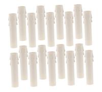 GALPADA 30piezas Tubo de Vela Fundas de Plástico para Candelabros Estilo Vintage Accesorios para Velas Pequeñas para Colgar Soporte