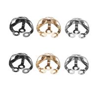 GALPADA 3pares Metal High Heel Tip Protectors Durable Shoe Tips for Pointed Toe Shoes Easy Installation Versatile Use for Casual and Formal Occasions Includes and Gunmetal Finishes