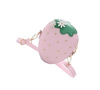 GALPADA 3piezas Bandolera Infantil De Fresa Monedero Simple para Niñas Bolsito De Hombro para Uso Diario y