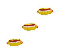 GALPADA 3piezas Bolso De Cintura Infantil De Lona Diseño De Monstruo Cartoon Mochila De Cuerpo para Niño Niña Color Amarillo para Cumpleaños y Uso Diario