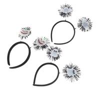 GALPADA 3piezas Diadema de Murciélago Que Brilla la Oscuridad para Halloween Fiesta y Cosplay Diseño Espeluznante y Incluidas