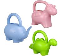 GALPADA 3piezas Regadera Forma De Animal De Plástico Dibujos De Elefantes Unicornios y Dinosaurios para Interior y Exterior Herramienta De Horticultura Regadera De Jardinería