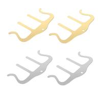 GALPADA 4 Clips para Sujetar Partituras Musicales Aplicables, Clips Resistentes para Libros y Páginas de Música, Accesorios para Mantener Abiertas Partituras en Instrumentos Musicales, Color Aleatorio