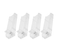 GALPADA 4 Expositores Automáticos Transparentes hasta 10 Cigarrillos para Cigarrillos, Organizador Práctico de Plástico que Protege y Ordena para Vitrinas y Tiendas