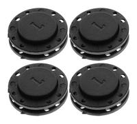 GALPADA 4 Pares de Sujetadores Magnéticos Redondos para Tela 2.2 Cm Negro, Botones a Presión DIY para Ropa, Chaquetas y Manualidades, Cierres Creativos para Coser Prendas