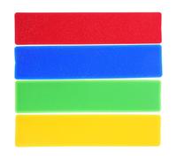 GALPADA 4 Pegatinas de Línea para Cancha de Tenis y Baloncesto de PVC Alta Visibilidad y Buen Adhesivo para Entrenamiento en Canchas Interiores