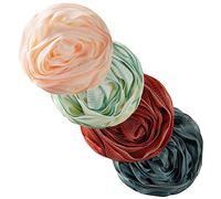 GALPADA 4 piezas Bolas de Baño Reutilizables Malla Colorida para Ducha Esponjas Exfoliantes Suaves y Generadoras para Limpiar y Cuidar la Cuerpo y Rostro