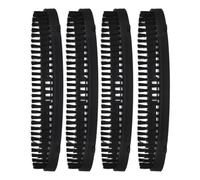 GALPADA 4 Piezas Cabezal de Cepillo Ropa, Accesorio de Boquilla Prendas, Plástico, Negro, Fácil Instalación, Limpieza, para Ropa y Prendas, Hogares y Lavanderías