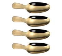 GALPADA 4 piezas Cucharas Inoxidable de Mango Corto Cucharas para y Postres Utensilios de Cocina Portátiles y Convenientes para Helados y Condimentos