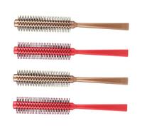 GALPADA 4 piezas Peines Redondos para Peinados de Unidades Herramienta Profesional para Cuidado Capilar Salones Diseño Suave para Rizos y Cabello Fino Masajeador de Color Color Aleatorio