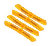 GALPADA 4 Piezas Reflectores para Bicicleta Amarillos para Adultos Reflectantes para Ruedas Fácil Instalación para Seguridad Nocturna Visibilidad para Ciclismo Urbano