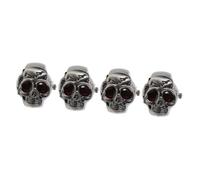 GALPADA 4 Piezas Reloj De Anillo con Cabeza De Fantasma Reloj De Anillo De Dedo De Calavera es Digitales De Dedo con Cubierta Abatible para Hombre De