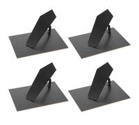 GALPADA 4 Piezas Soporte de Respaldo para Marco de Fotos Negro Easel Back para Exhibición Mesa Soporte y Estable para Fotografías Diseño Contemporáneo y Instalación