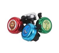 GALPADA 4 Piezas Timbre de Bicicleta Infantil Bonito para Niñas, Aleación | Sonido Claro y Potente, Instalación Sencilla, Uso Exterior en Ciclismo, Diseño Vibrante, Resistente al Clima