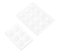 GALPADA 4 Placas de Reacción Química de Cerámica Blanca y Negra 2 Placas de 6 Orificios Tablero de Experimentación para Laboratorio Material Duradero y Fácil de Limpiar