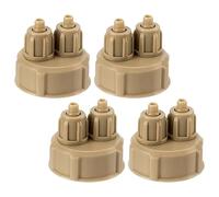 GALPADA 4 Tapas de Botella de Reactor DIY para Peceras Tapas de Botellas de Generador Reemplazables Accesorio Portátil para Acuarios Plásticas Estándar Uso en Sistemas de Co2 para Plantas