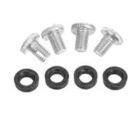 GALPADA 4 Válvulas de Tapón de Aceite de Aluminio, Válvulas de Ventilación para Tapa de Cubo, Accesorios de Repuesto para Tapones de Barril, Gestión de Presión y Prevención de Fugas, Uso