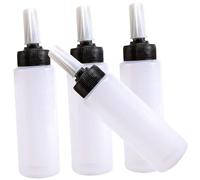 GALPADA 4piezas Botellas de Flexibles para Peluquería Botella Aplicadora para Cabello Medidor para Tinte de Cabello Rellenable para Salón de Belleza