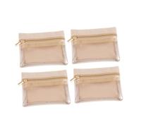GALPADA 4piezas Joyas Organizador de Viaje Minibolsa Cremallera Bolsa Compacta para Guardar Joyas de Uso Diario y Regalos de Viaje