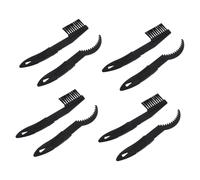 GALPADA 5 juegos Kit Cepillo Limpia Cadenas Bicicleta Herramientas de Limpieza para Cadena Plato Piñón y Bielas Cepillo Curvo y Limpieza Precisa para Bicicletas de Montaña y Carretera